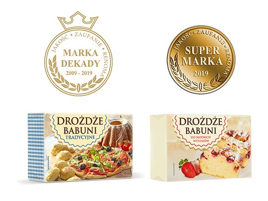 Дрожжи «Drożdże Babuni» – обладатель титулов «Super Marka 2019» и «Marka Dekady»